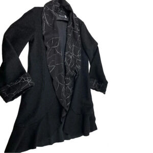 NOVELTI Open Throw  Collared Coat size small